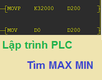 [Lập trình PLC] Tìm giá trị Min Max